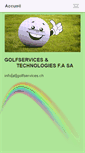 Mobile Screenshot of golfservices.ch